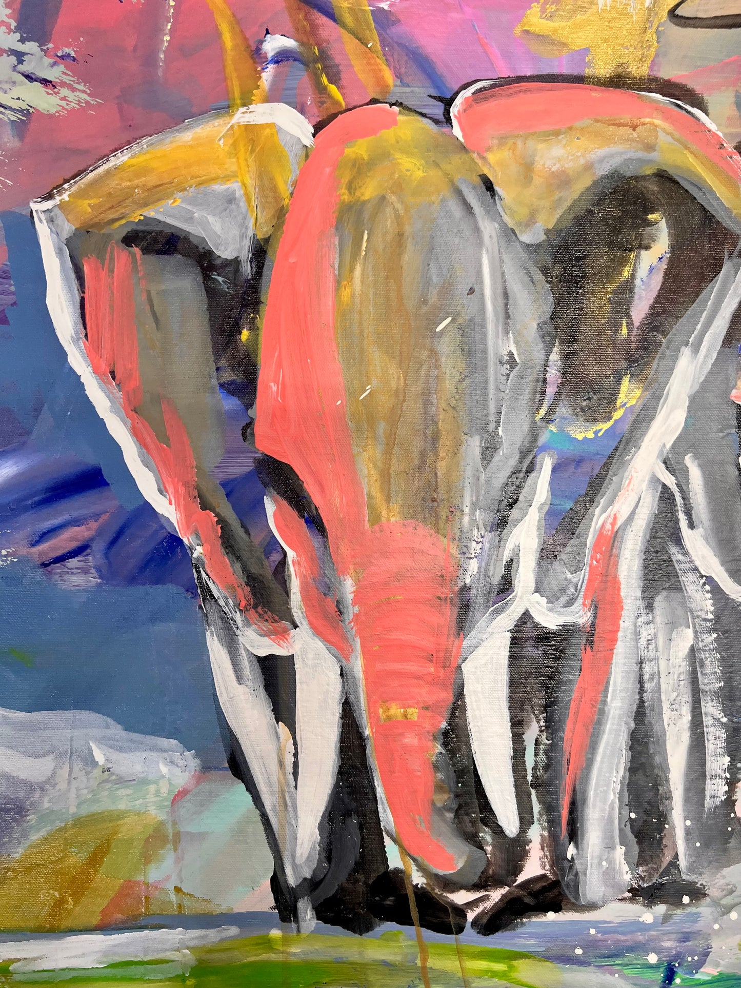 Walking in Same / Elephant Pair / June 2026