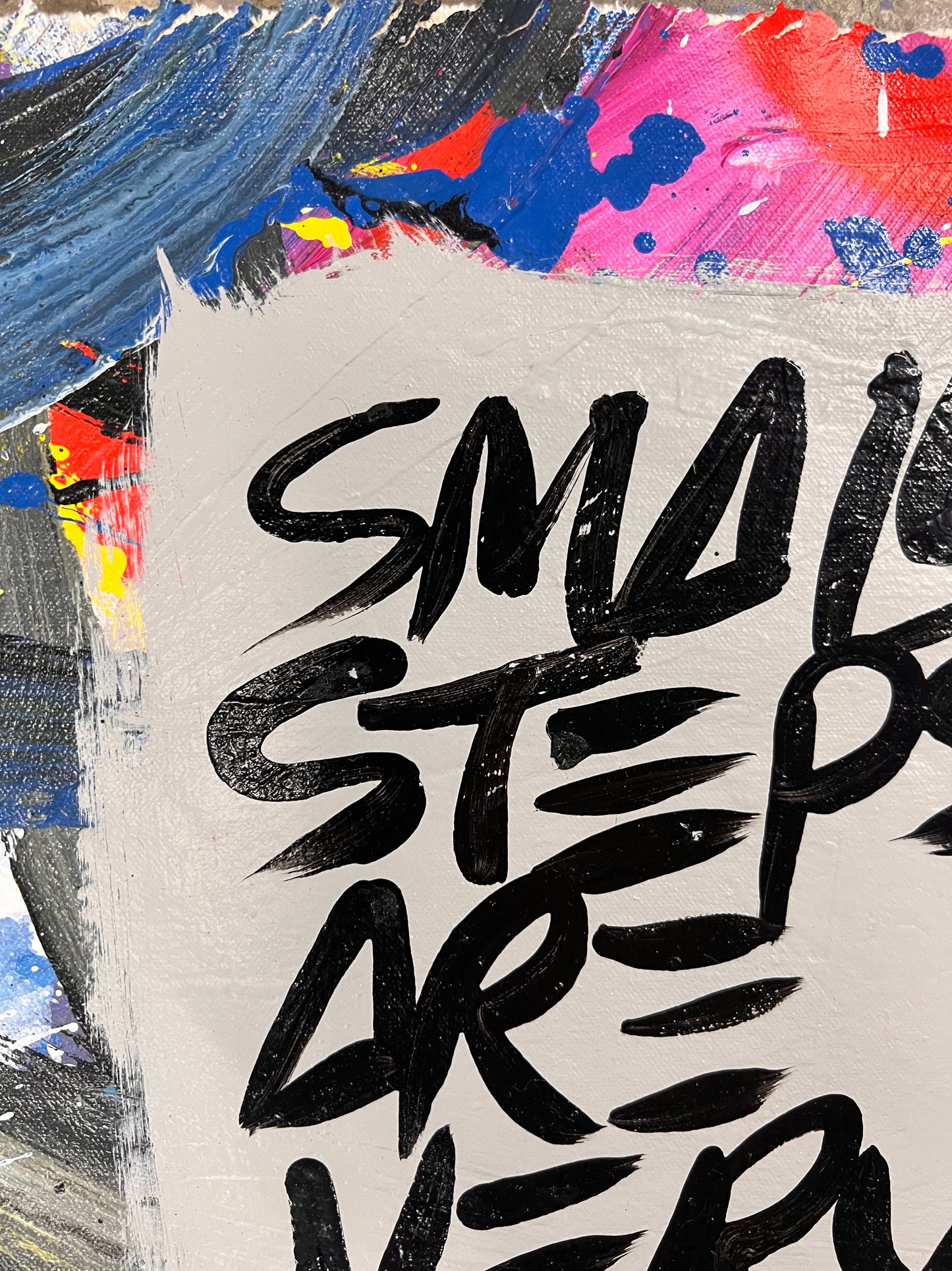 Small Steps / Multicolored & Grey / Abstract Mantra / June 2026