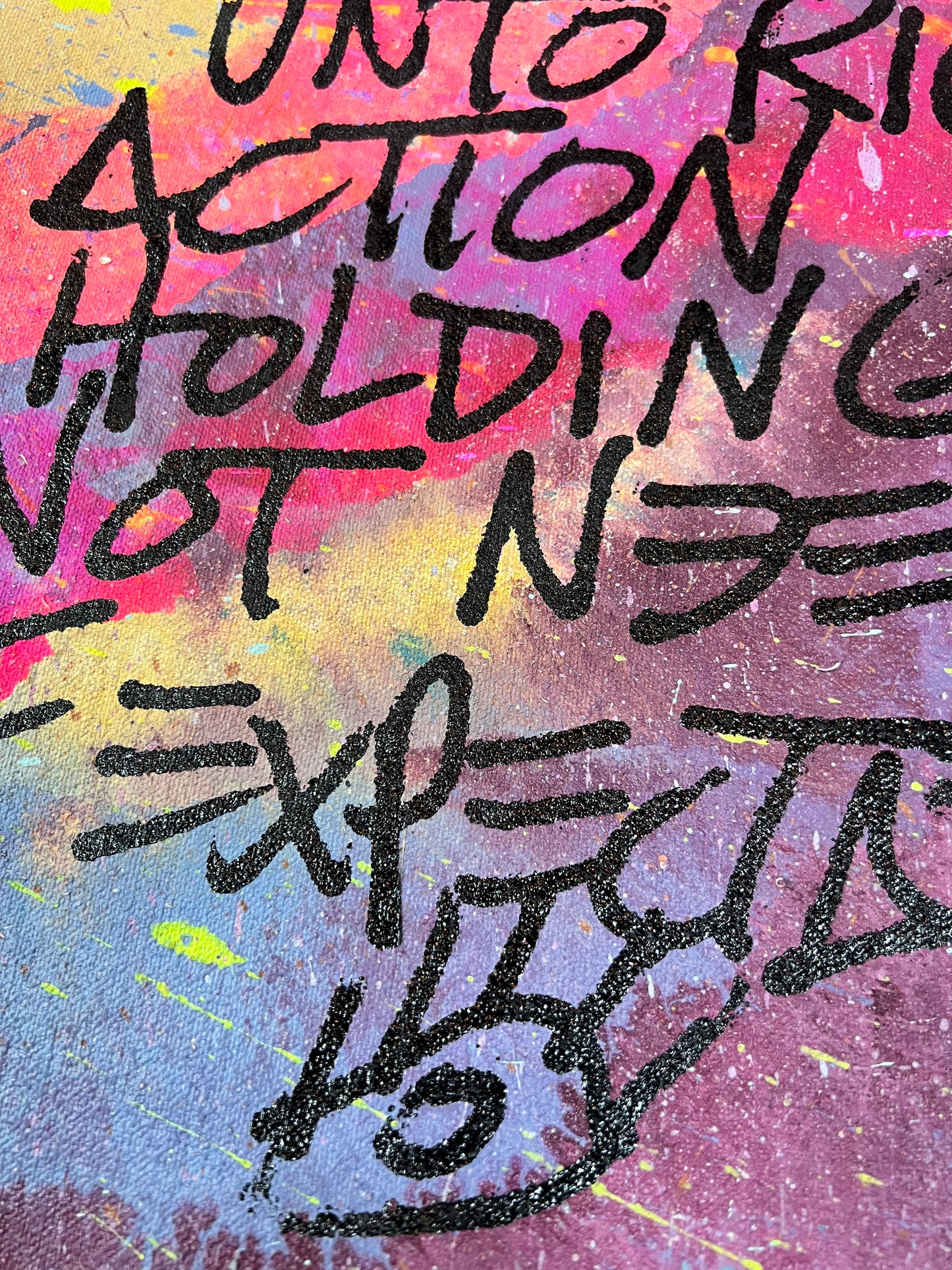 Show Up Gladly / Multicolor Colorwash Mantra / March 2026