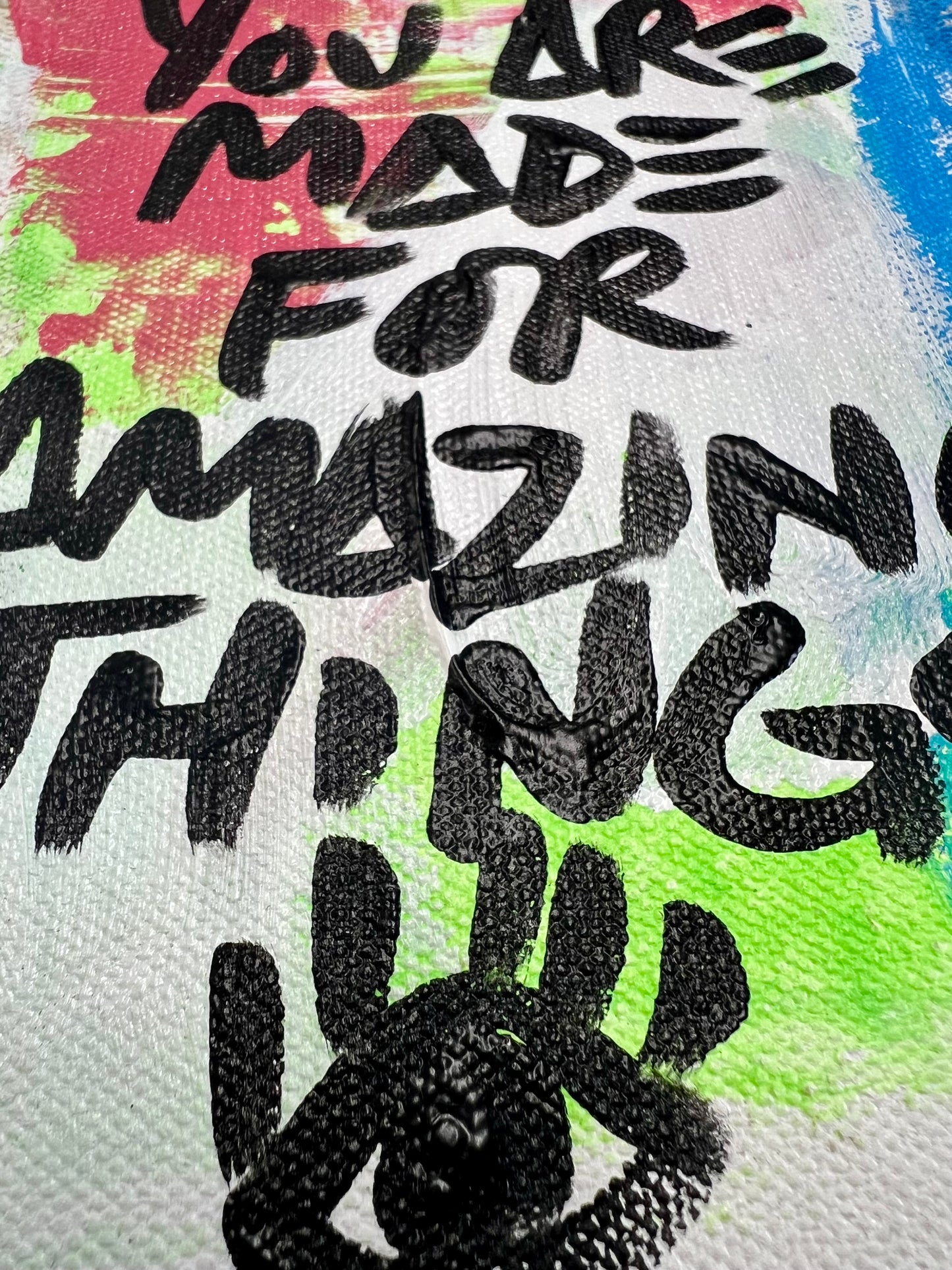 Amazing Things / Pink, Blue & Green / Pocket Art / September 2024