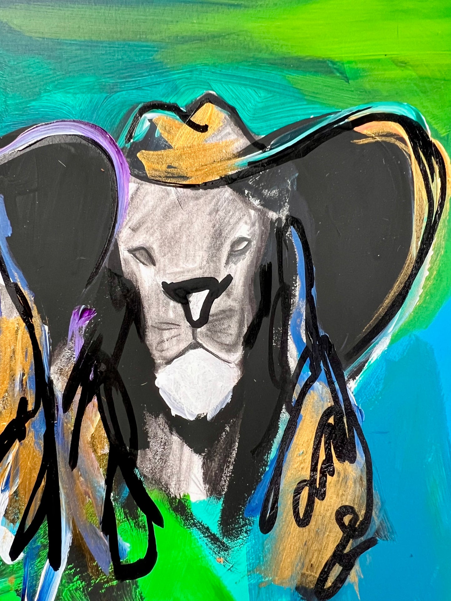 Cowboy Lions Sketch / Archival Paper / Sunday Collection / October 2025