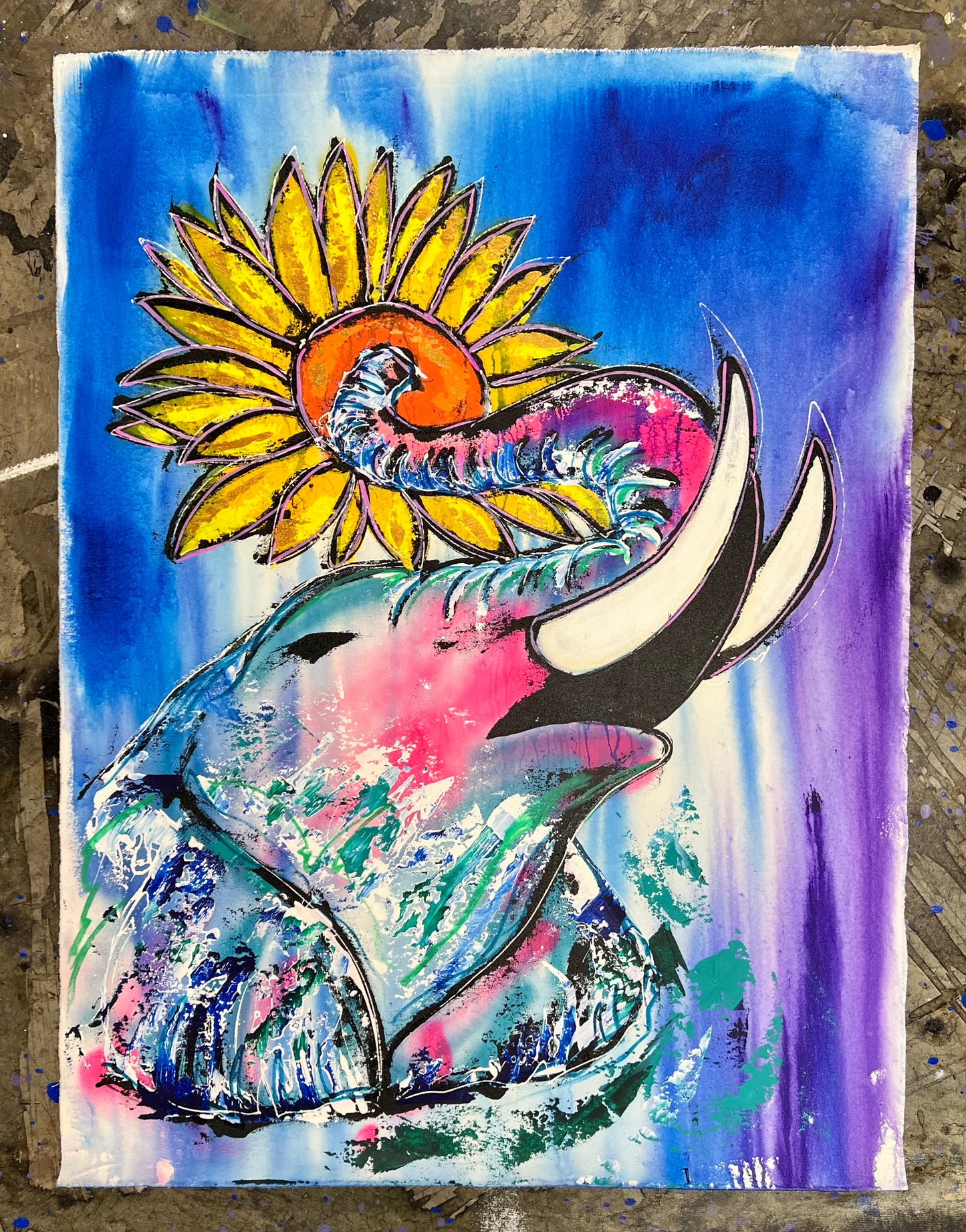 Life is Good / Throwback Sunflower Elephant / Winter 2025