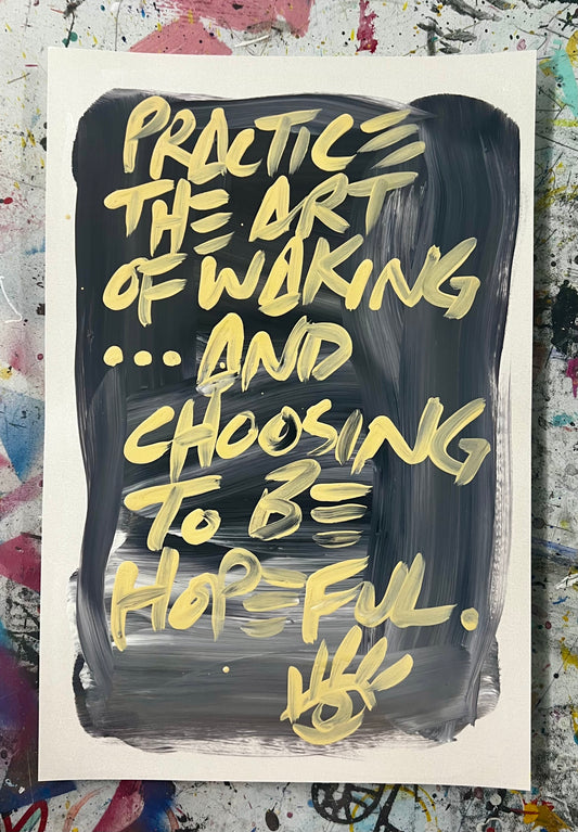 Waking Hopeful / Greys 3 / Archival Paper Mantra / BOGO Originals / January 2026