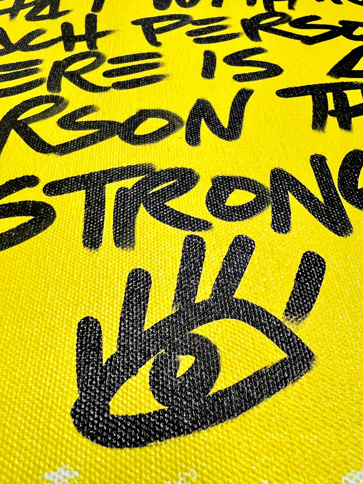 Person Stronger / Black & Yellow Mantra 4 / September 2024