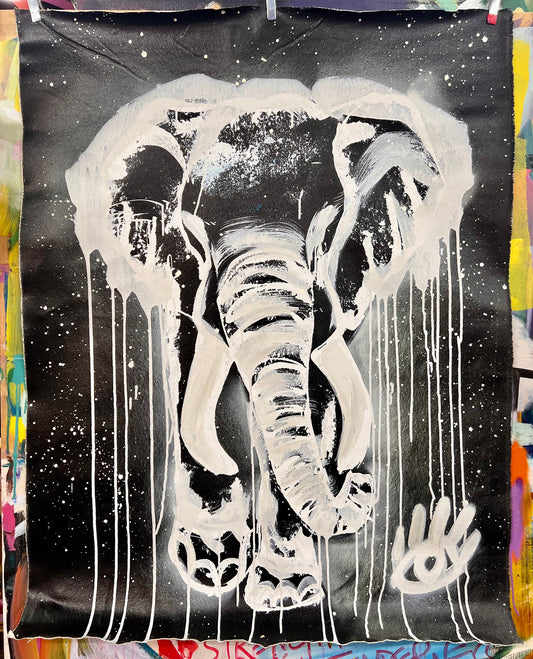 Now and Becoming / Black & White Elephant / Sunday Collection / July 2025