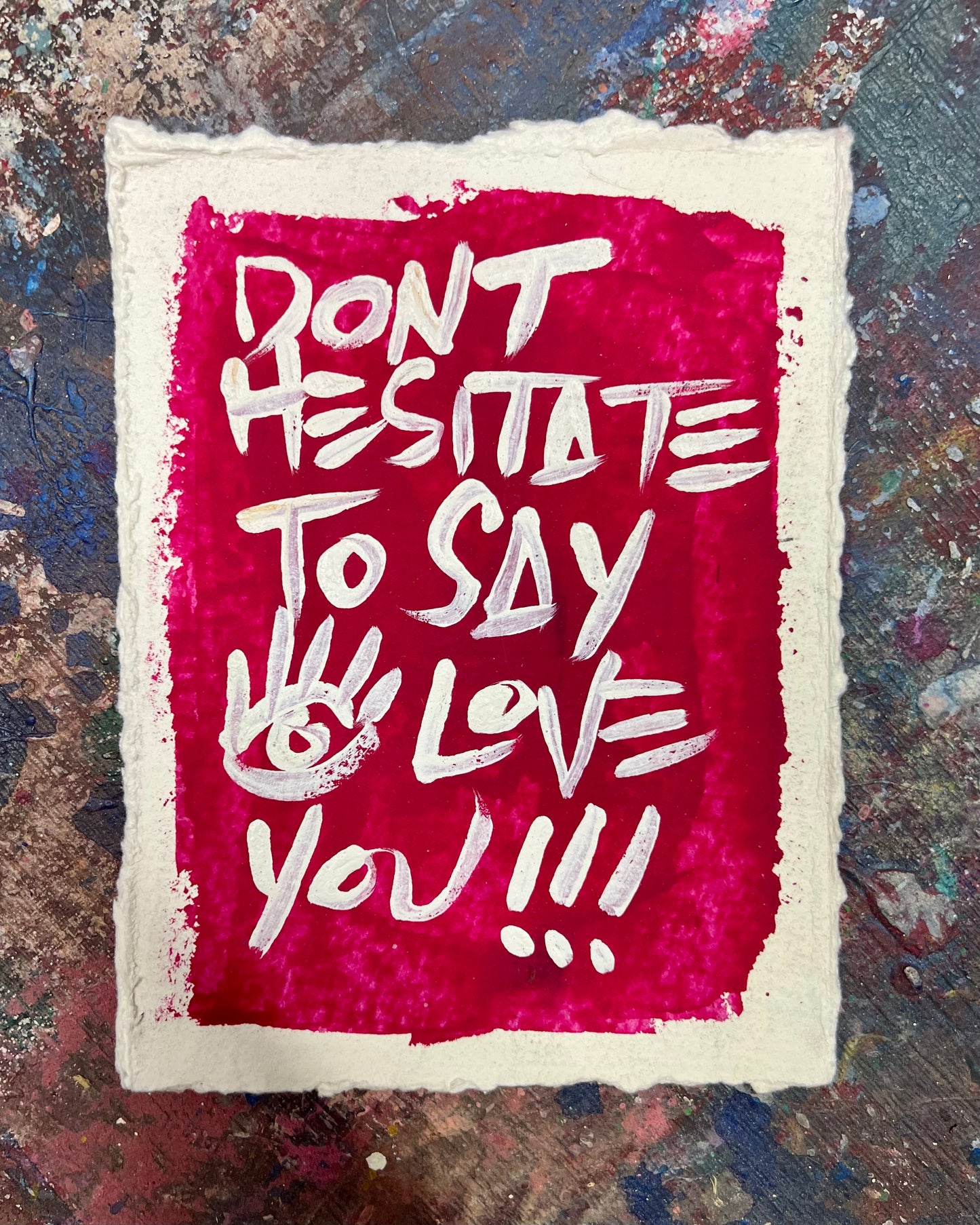 Say I Love You / Fuchsia / Archival Paper Mantra / BOGO Originals / January 2026
