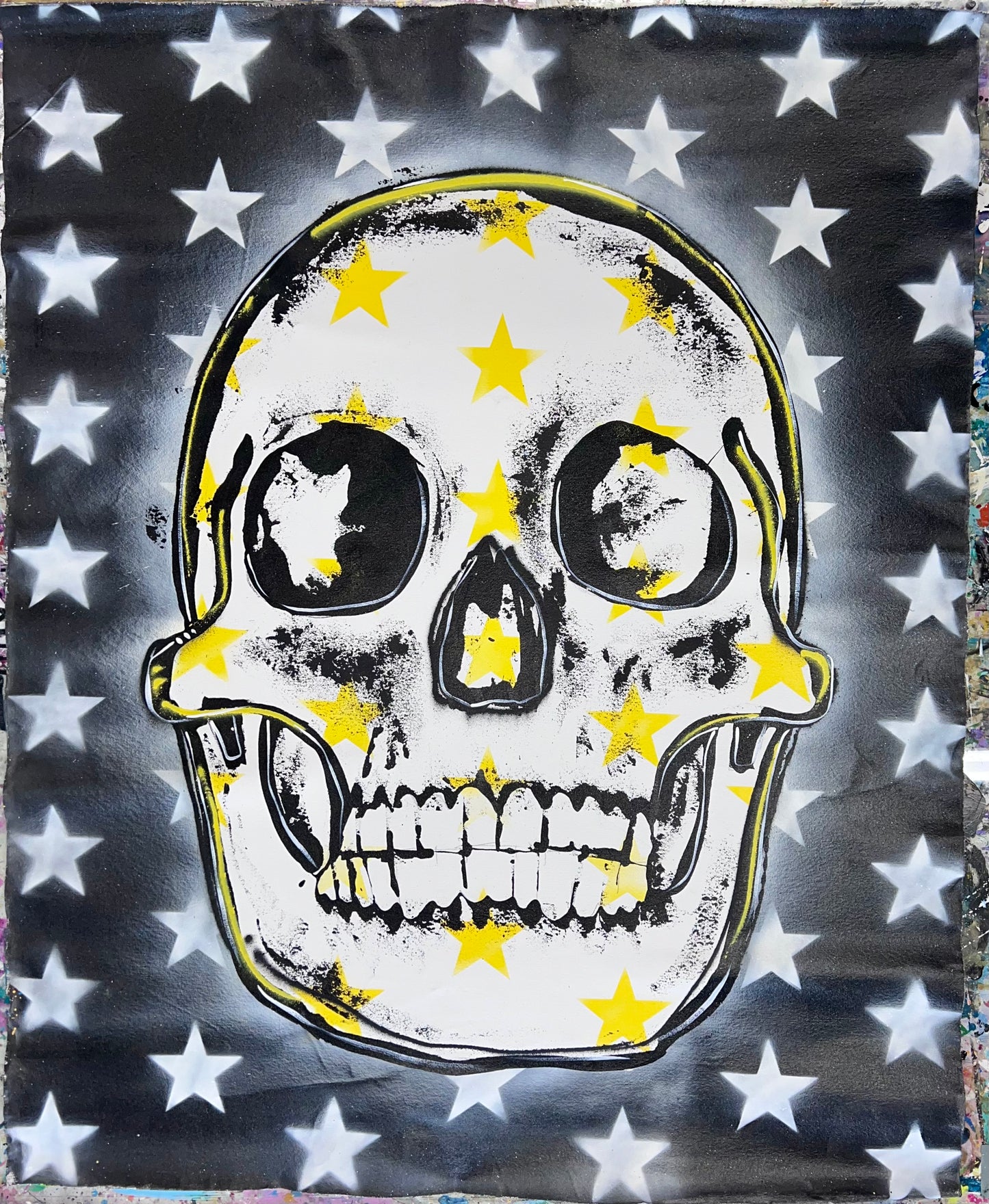 Breathe Out The Bad Stuff/ Black & Gold Skull / August 2024