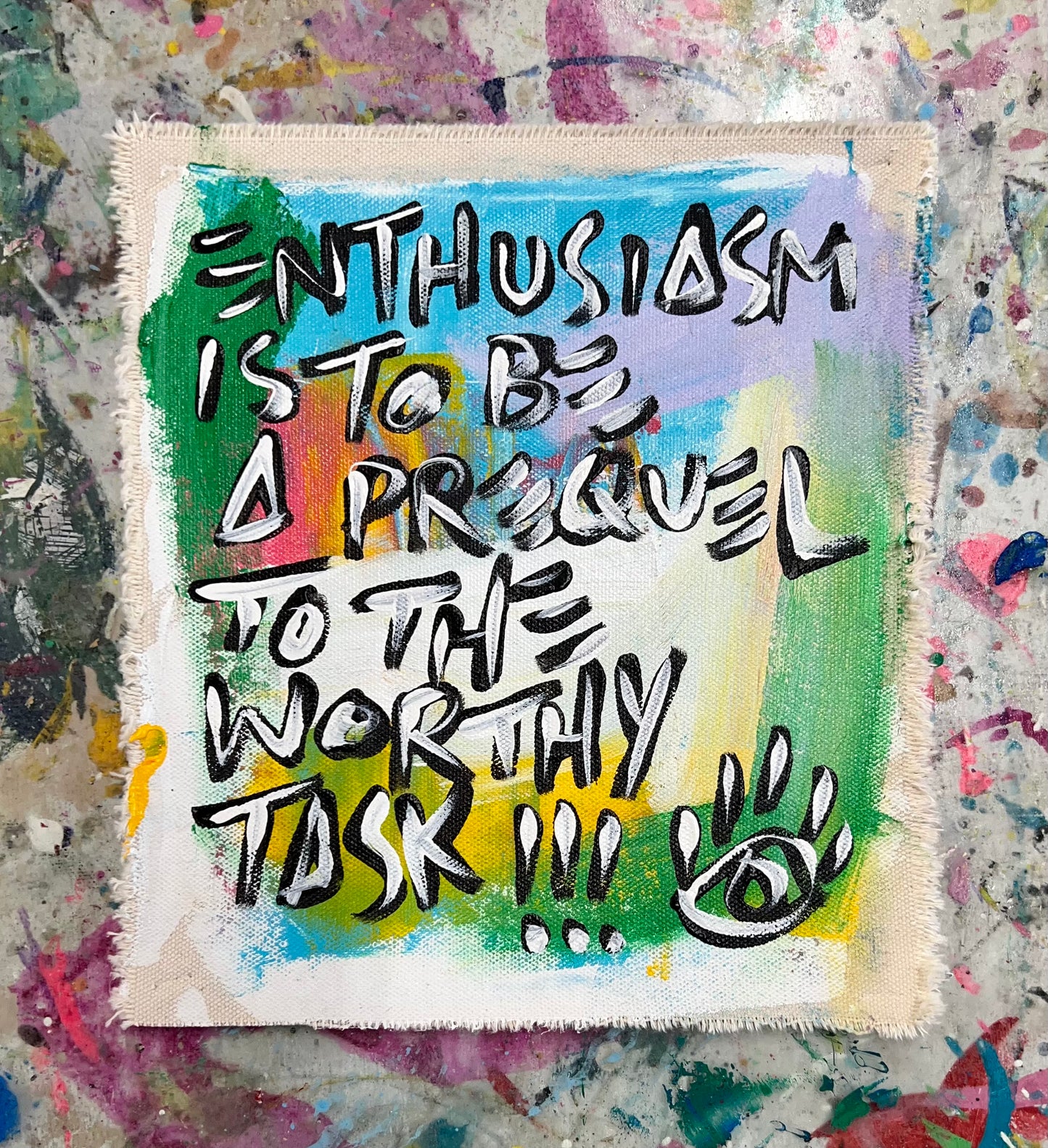 Worthy Task / Multicolored / Pocket Art / September 2024