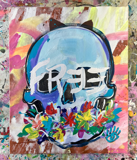 Beautiful and Free / Floral Skull / April 2026