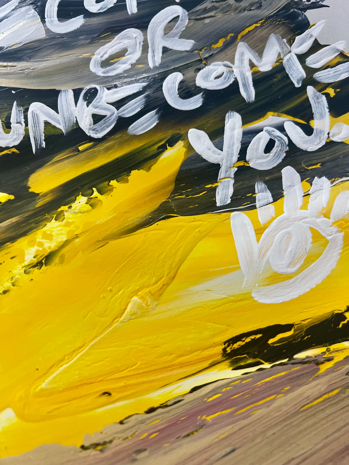 The Path / Yellow & Black /Archival Paper Mantra / BOGO Originals / January 2026