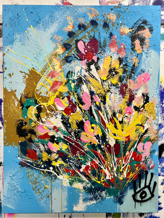 Fall in Love with Being Alive / Abstract Bouquet / April 2024 / De Fer Troy Hill