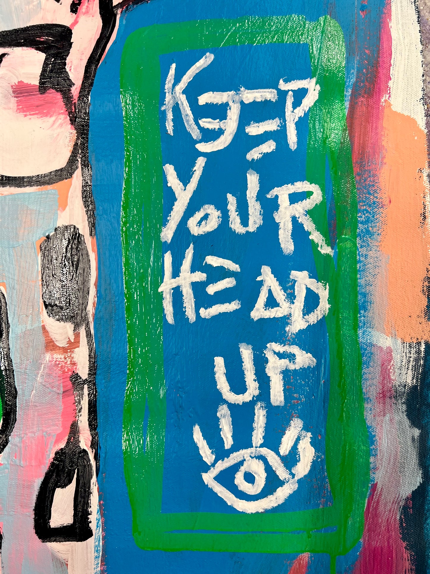 Keep Your Head Up / Giraffe Banner / February 2024