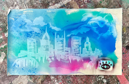 One Day at a Time / Color Wash Minimalist Skyline / Wednesday Refresh / February 2026