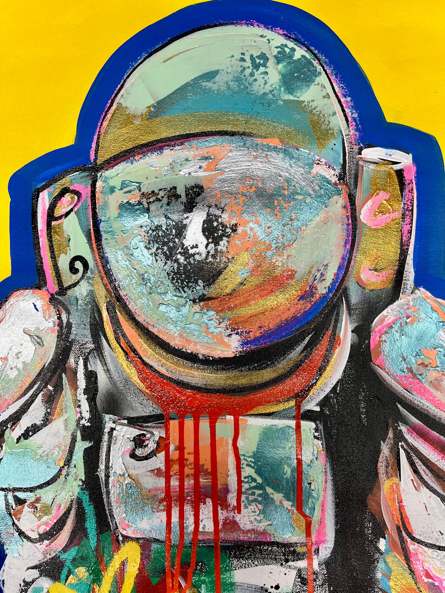 Each Day is New / Astronaut / Yellow Background / Winter 2024