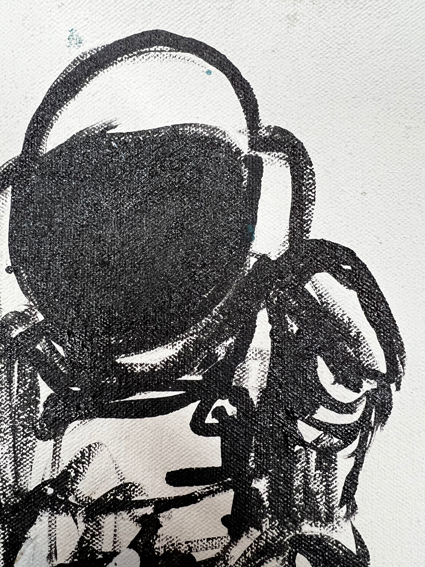 Black & White Astronaut Sketch / Wednesday Refresh / January 2026