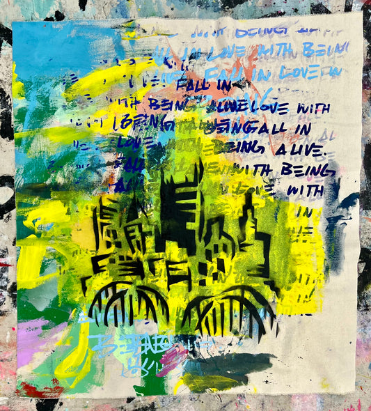 Fall in Love with Being Alive / Screen Print Skyline / Fall 2024