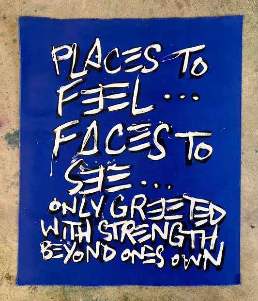 Strength Beyond One’s Own / Blue & White / Mantra / May 2026