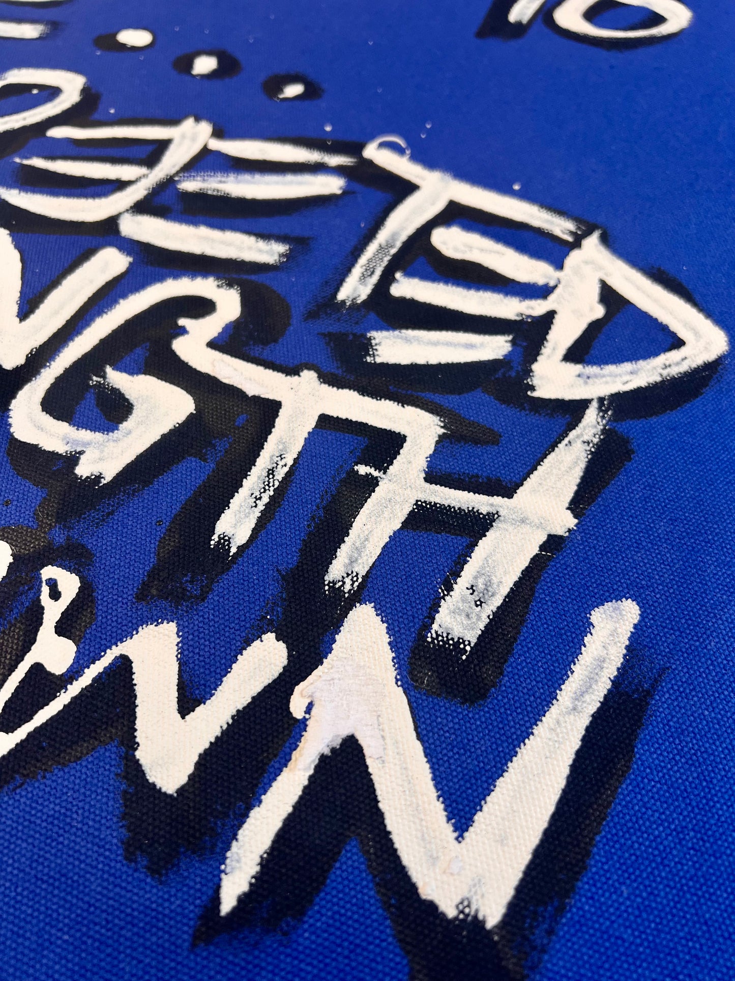 Strength Beyond One’s Own / Blue & White / Mantra / May 2026