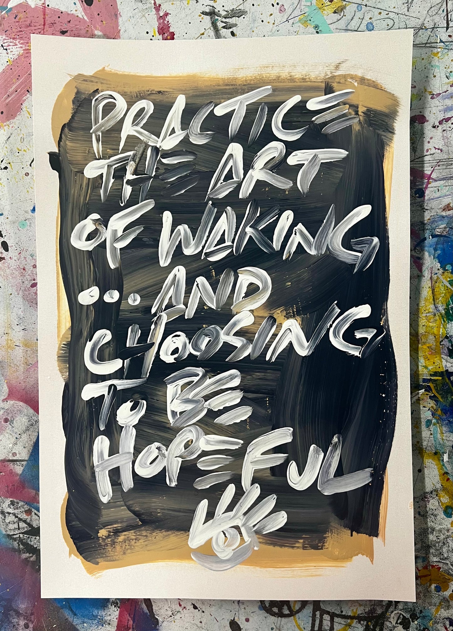 Waking Hopeful / Greys 2 /Archival Paper Mantra / BOGO Originals / January 2026