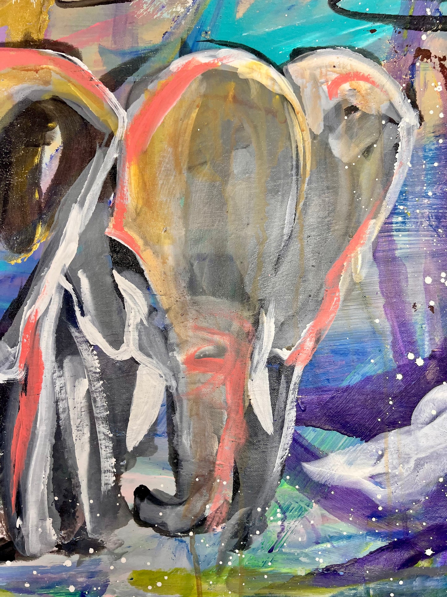 Walking in Same / Elephant Pair / June 2026