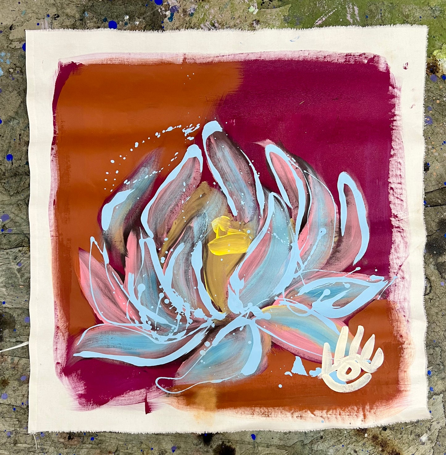 Allow / Watercolor Lotus 2 / Winter 2025