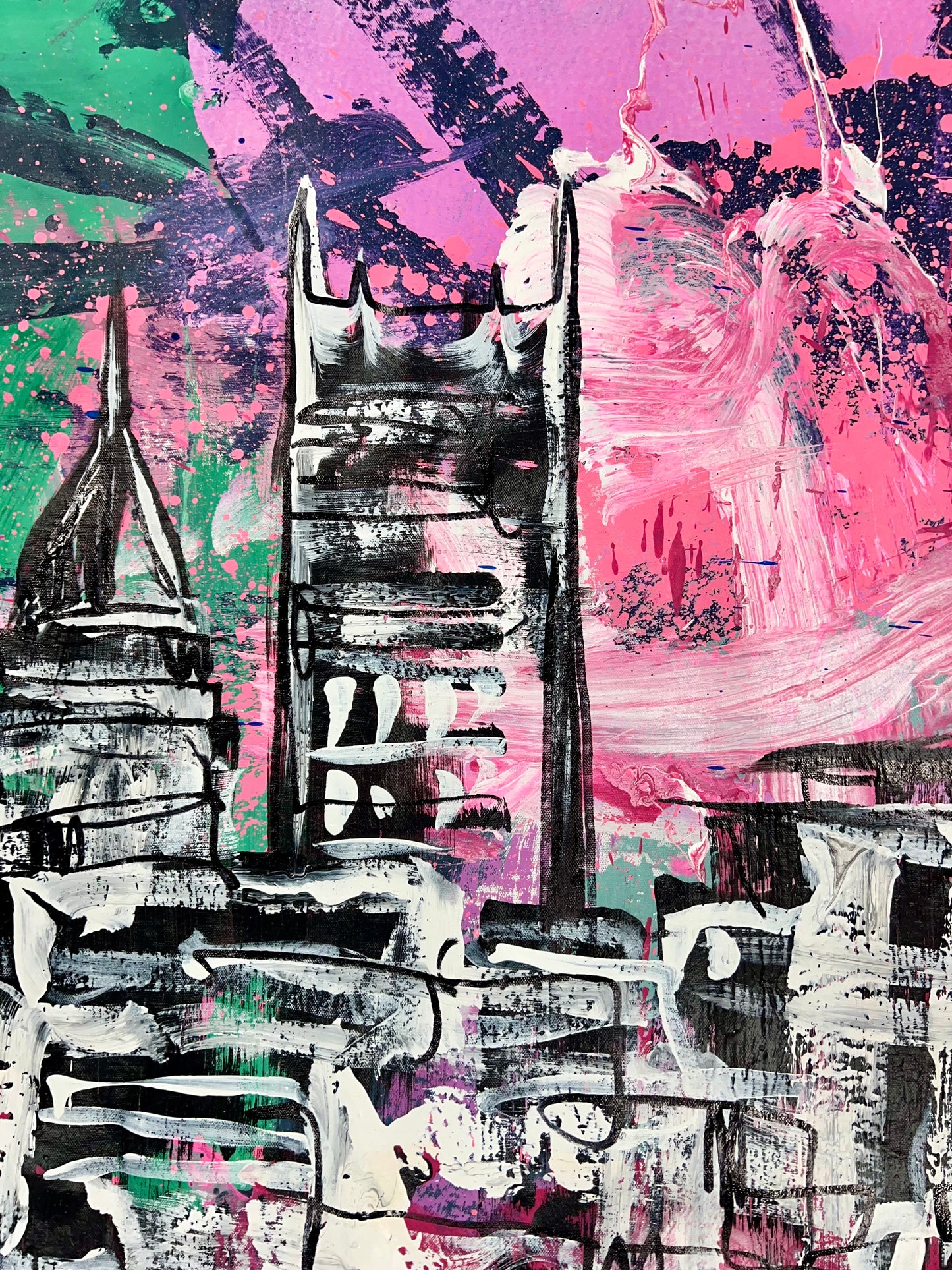 One Day at a Time / Abstract Skyline / February 2024