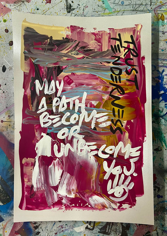 Trust Tenderness / Sunset /Archival Paper Mantra / BOGO Originals / January 2026