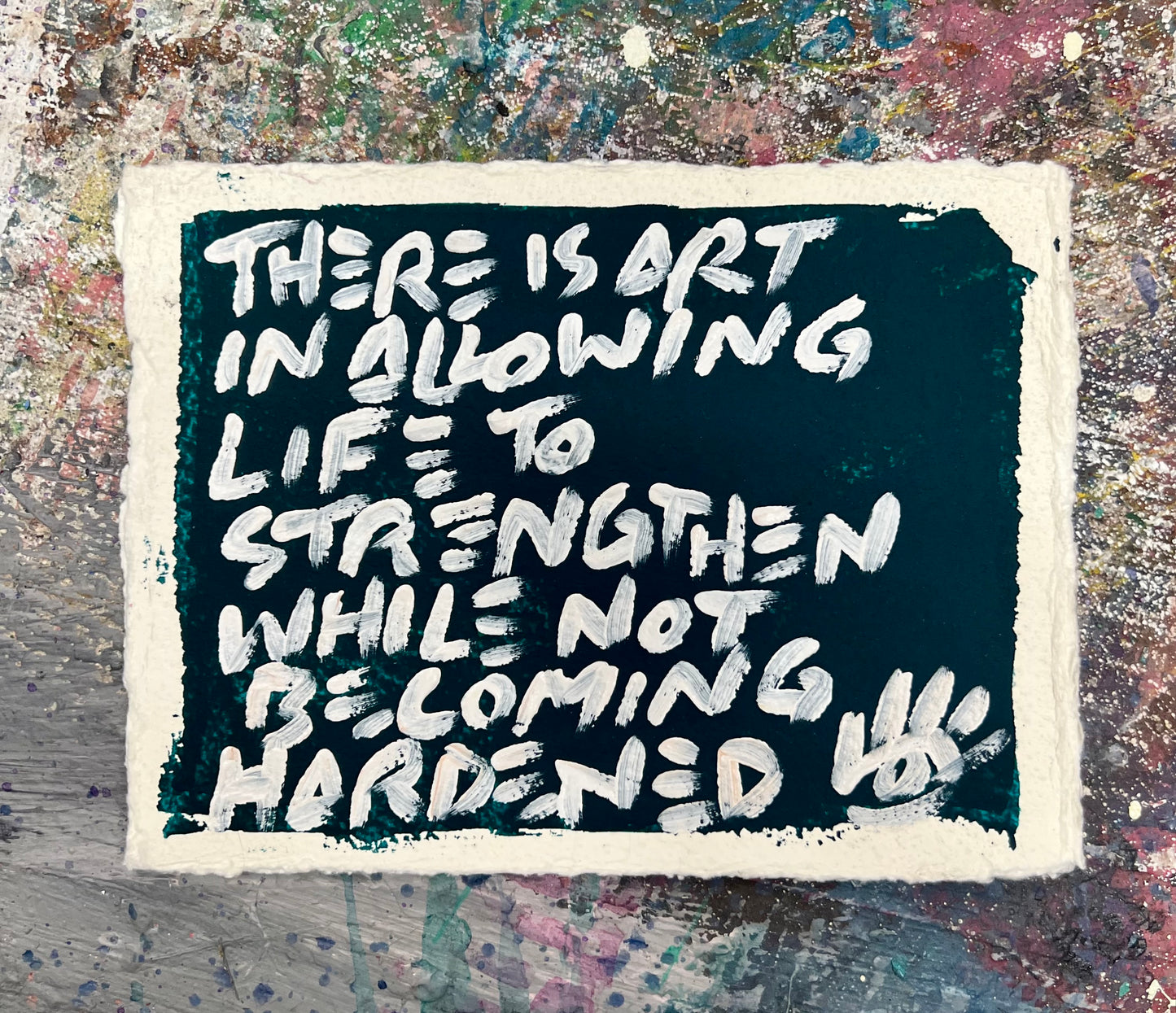 Strengthened Not Hardened / Forest / Archival Paper Mantra / BOGO Originals / January 2026