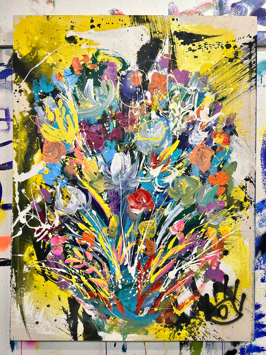Beautiful and Free / Abstract Bouquet / April 2024 / De Fer Troy Hill