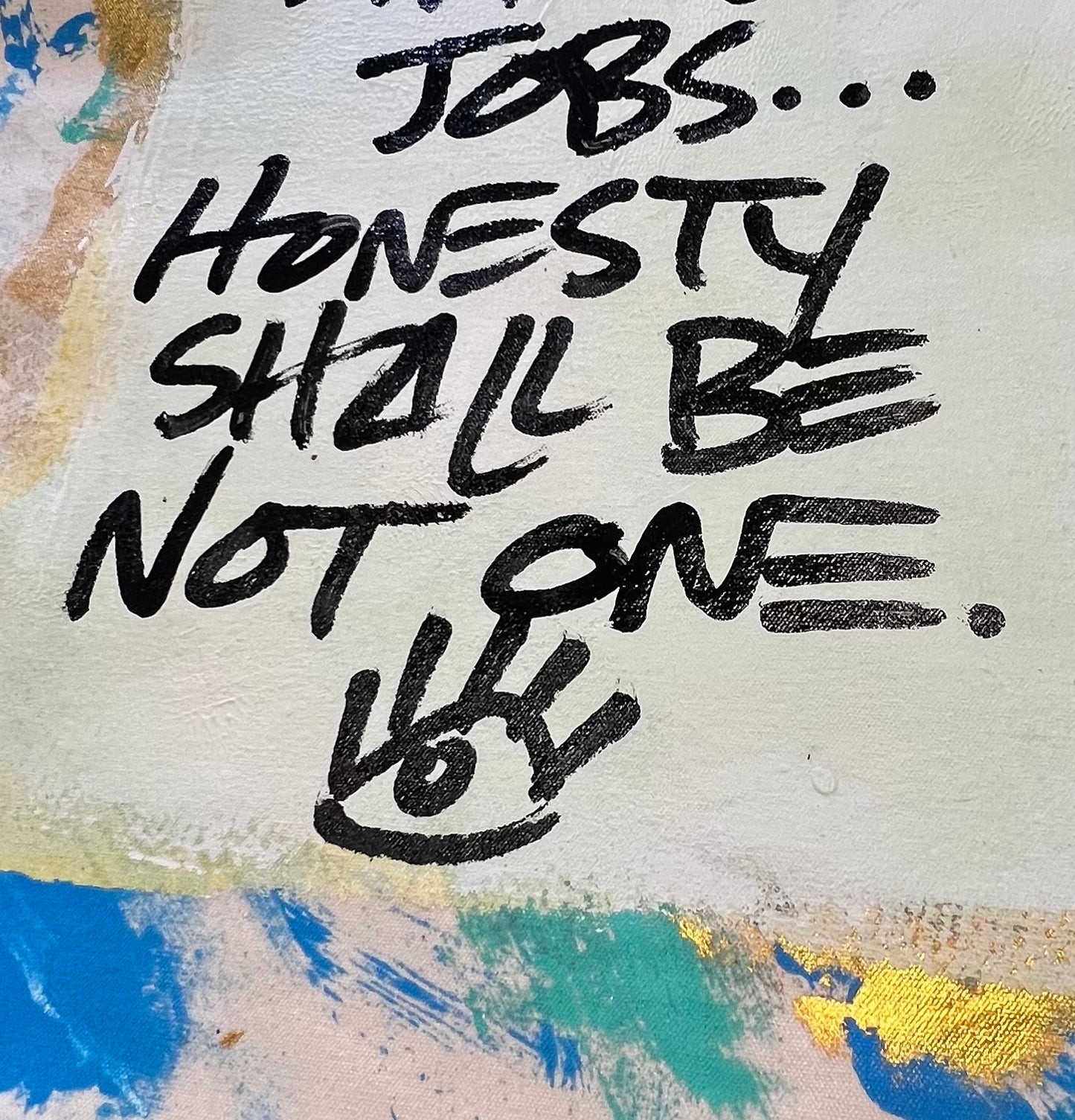 Honesty Not Difficult / Abstract Background / Mantra / April 2026
