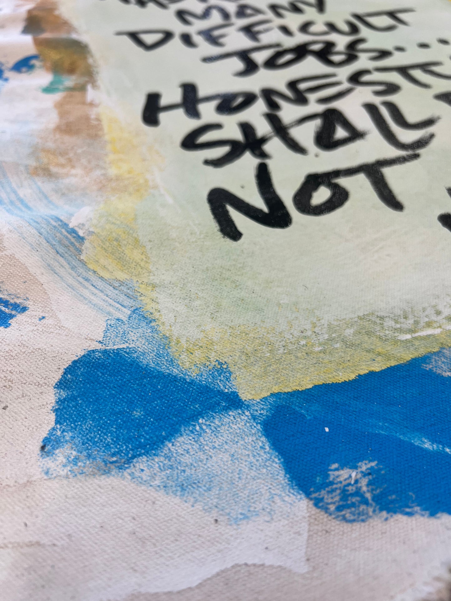 Honesty Not Difficult / Abstract Background / Mantra / April 2026