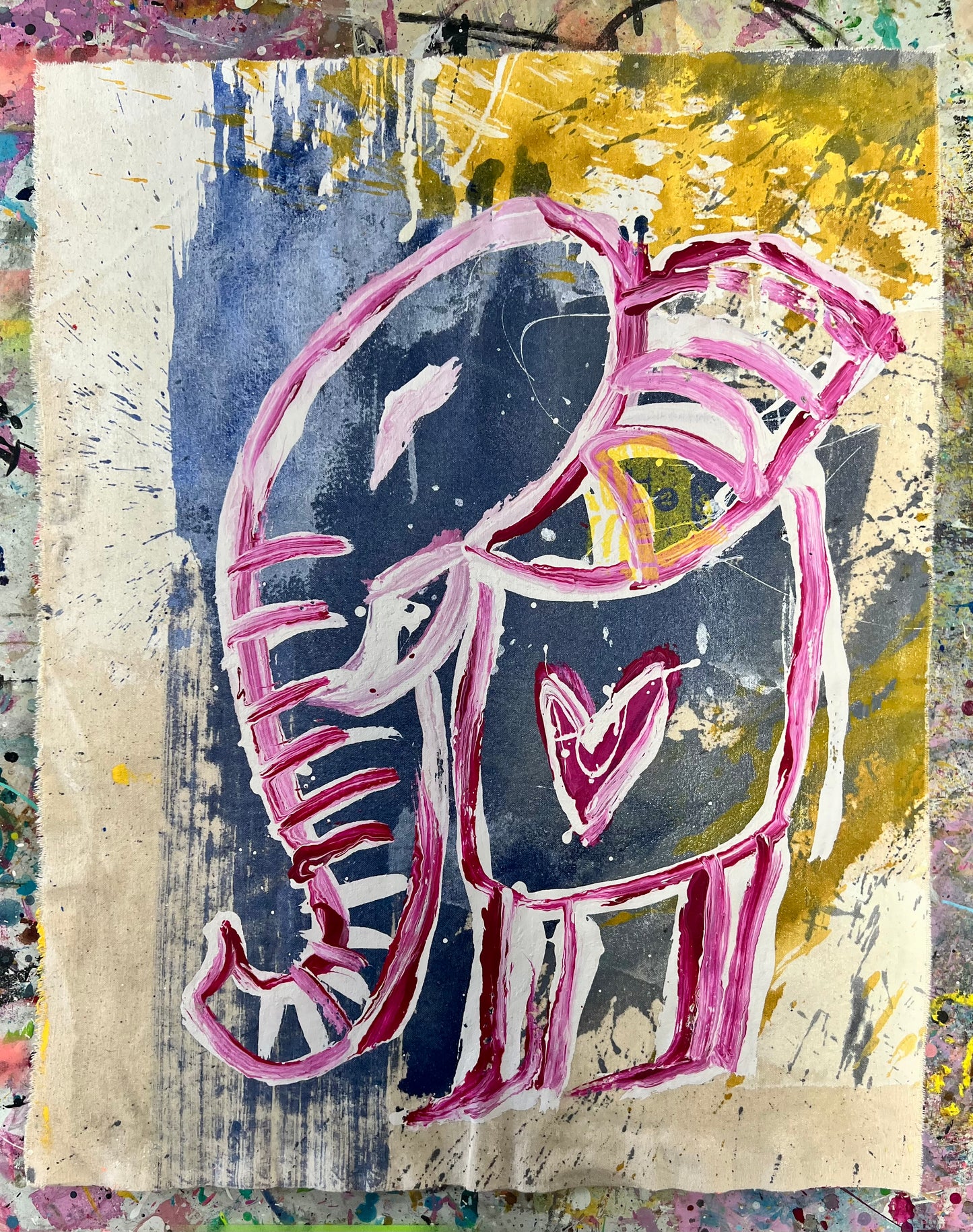 The Heart is Well / Abstract Cave Elephant / April 2026