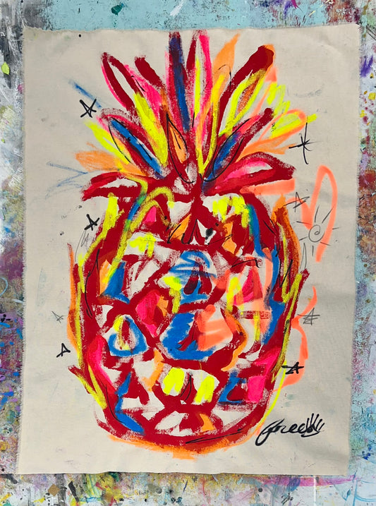 A Pointed Good Fruit / Pineapple Sketch / March 2024