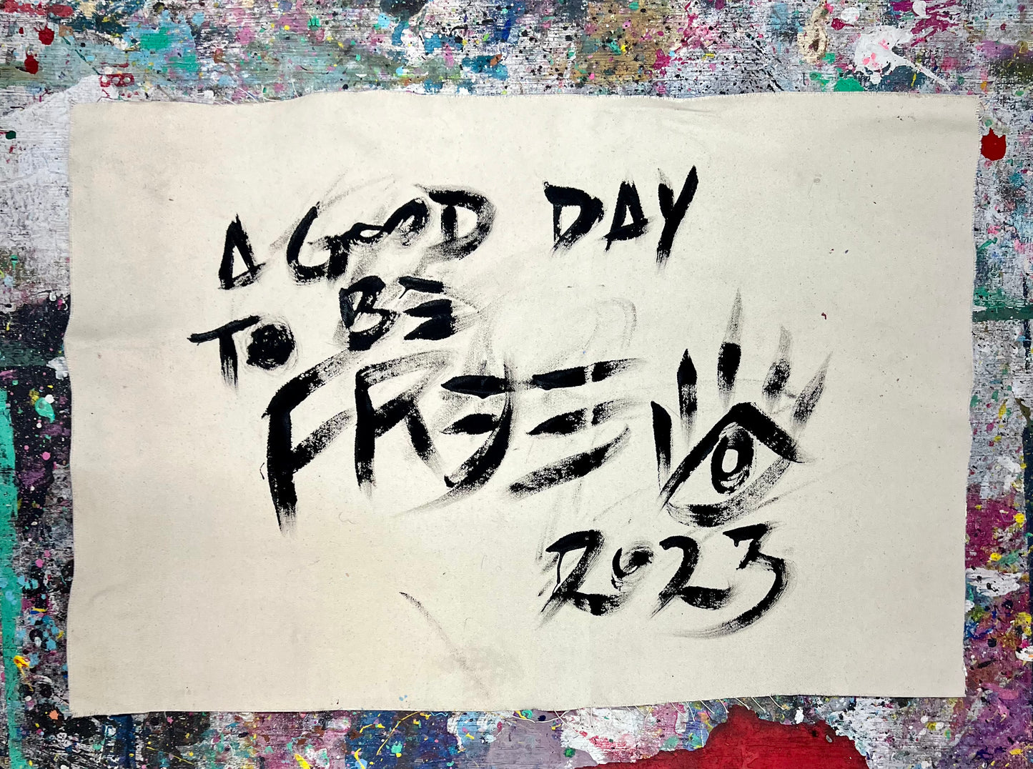 A Good Day to be Free / Cherry Blossom Branch / November 2023