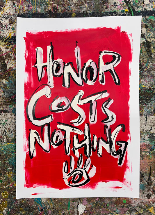 Honor Costs Nothing / Archival Paper / May 2025