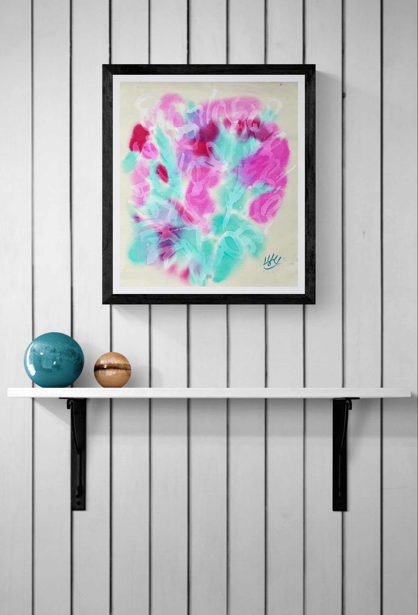 Floral Pace / Color Wash Abstract Bouquet / Wednesday Refresh / February 2026