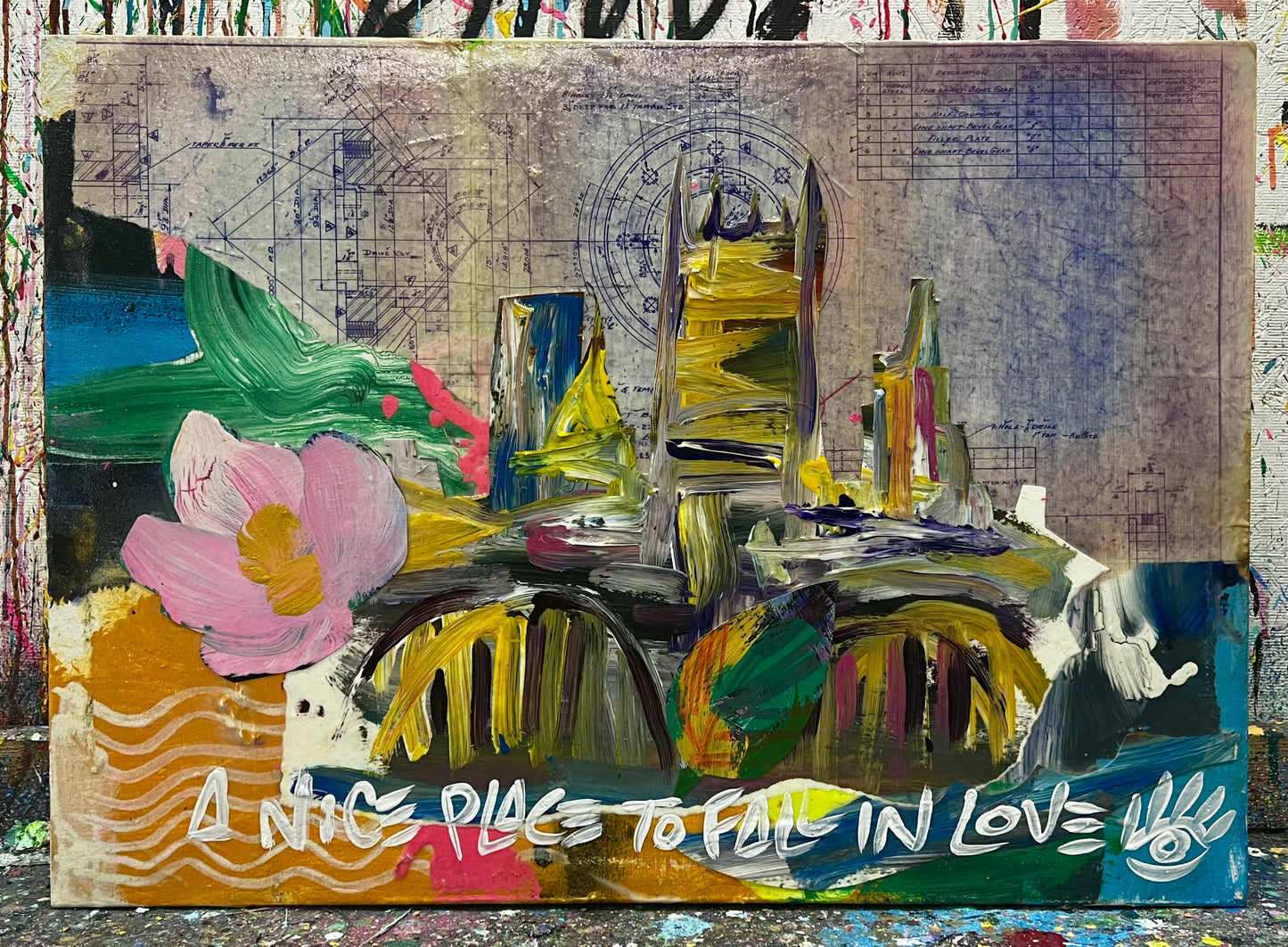 A Nice Place to Fall In Love / Skyline & Blueprint Collage / Sunday Collection / January 2026