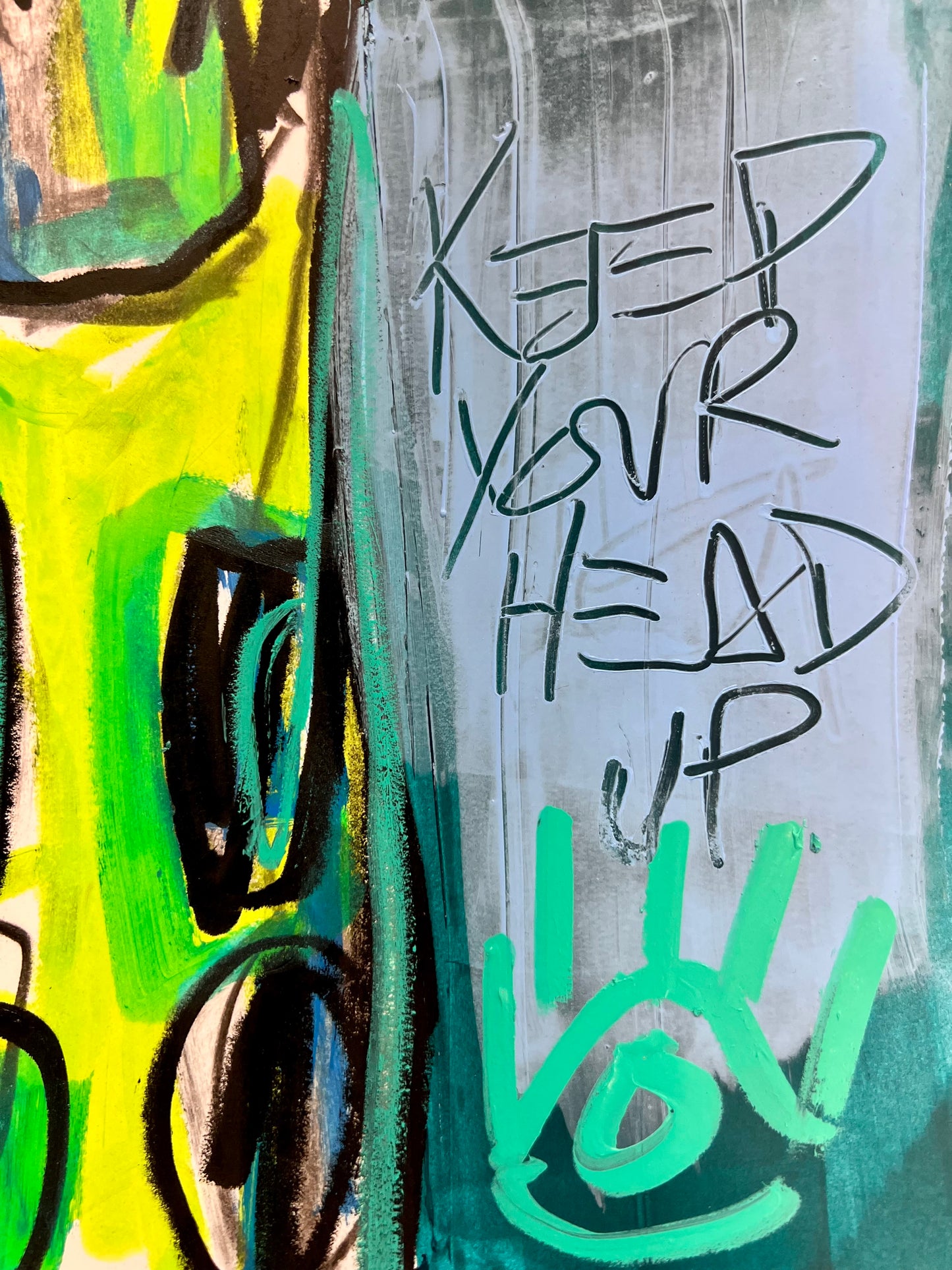 Keep Your Head Up Giraffe Sketch / Archival Paper / May 2025