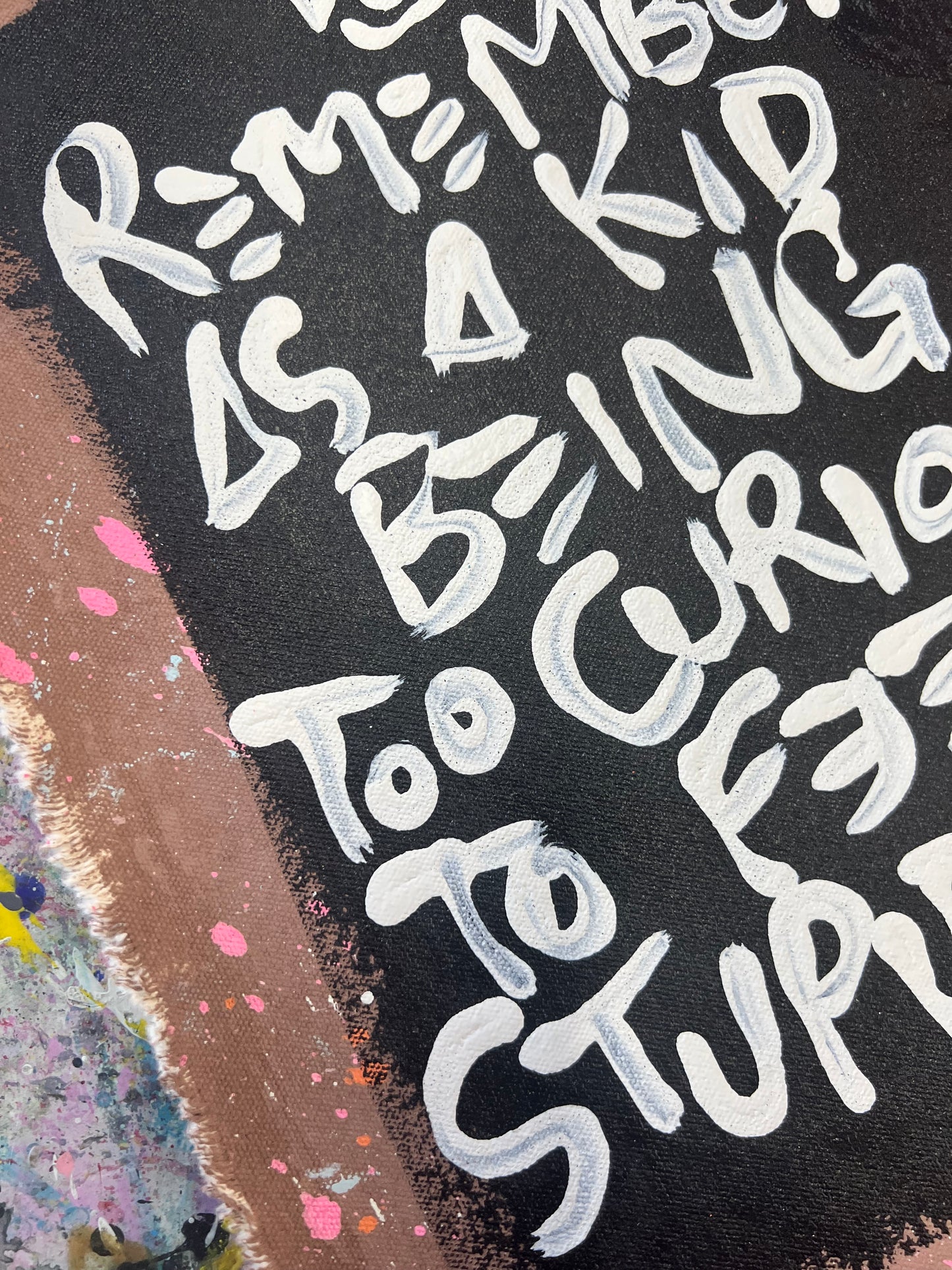 Too Curious To Feel Stupid / Abstract Background / Mantra / April 2026