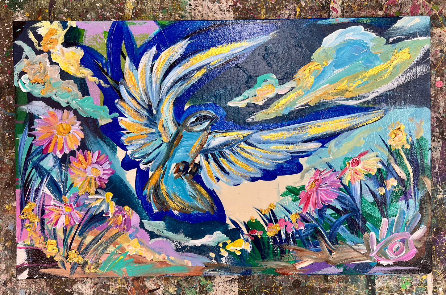 Beautiful and Free / Garden Bluebird / May 2025