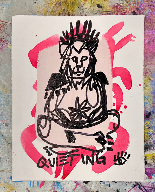 Quieting / Lion Sketch / July 2025