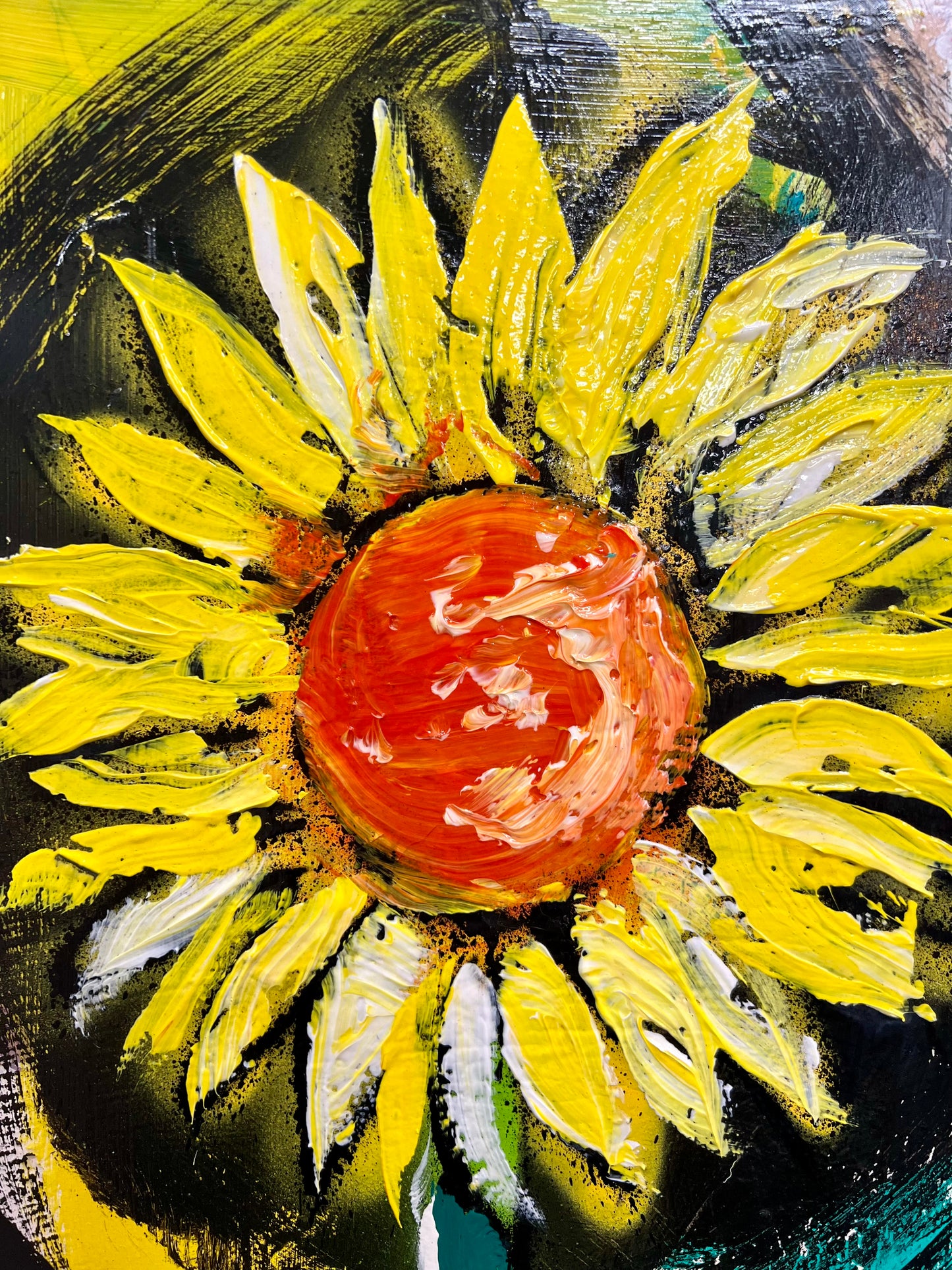 Beautiful and Free / Wooden Sunflower / January 2024