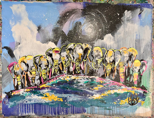 Stand Still in Presence / Elephant Herd / Wednesday Refresh / August 2025