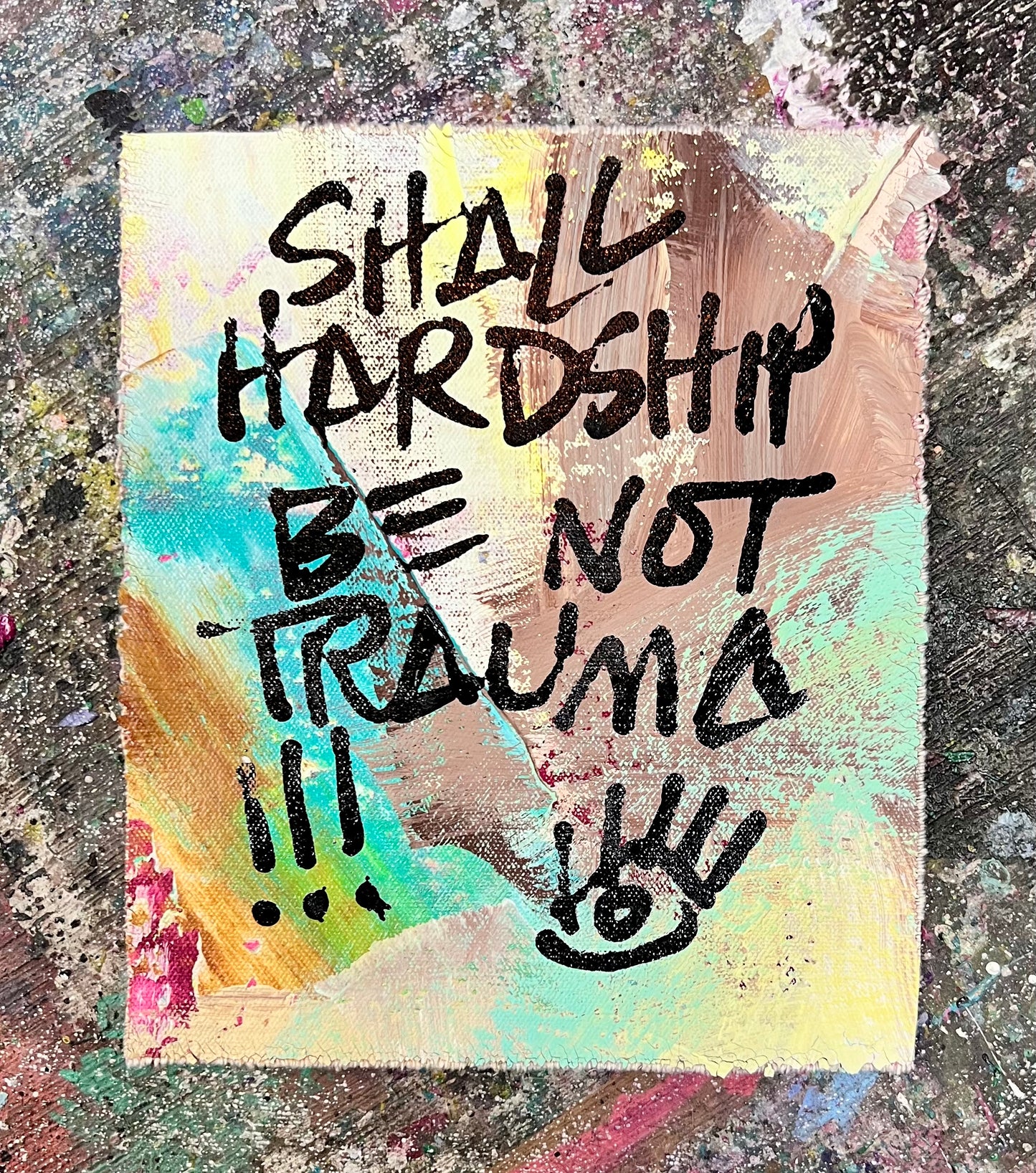 Be Not Trauma / Turquoise & Neutral Mantra / March 2026