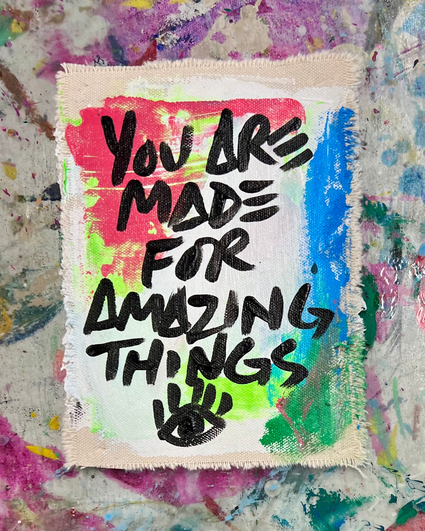 Amazing Things / Pink, Blue & Green / Pocket Art / September 2024