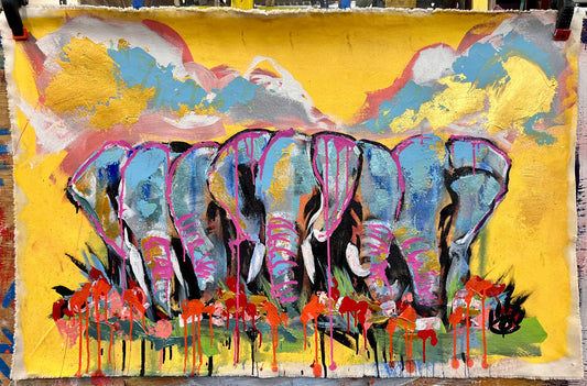 Wake Up and Be Hopeful / Elephant Herd / Sunday Collection / July 2025