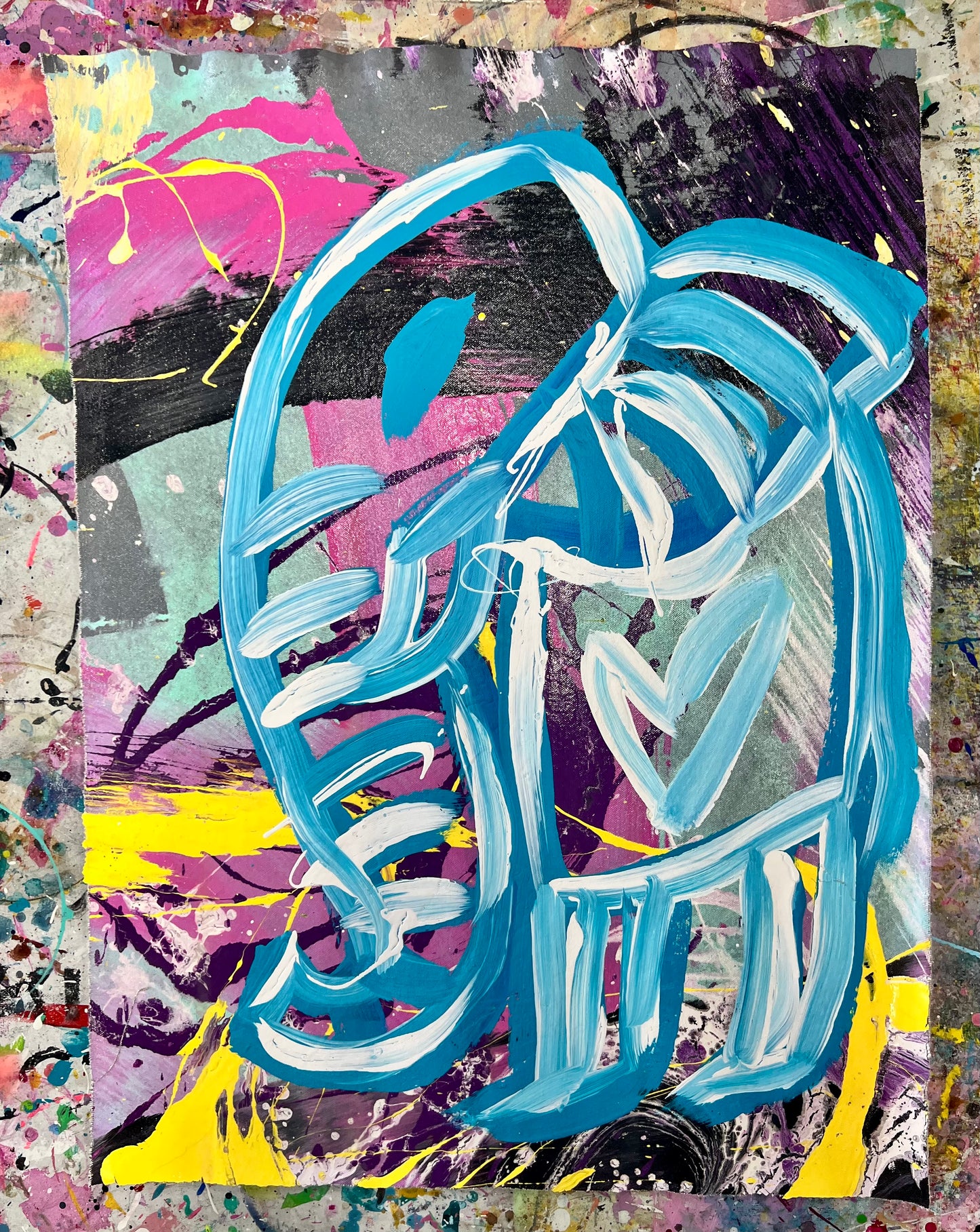 The Art of Seeing the Good / Abstract Cave Elephant / April 2026