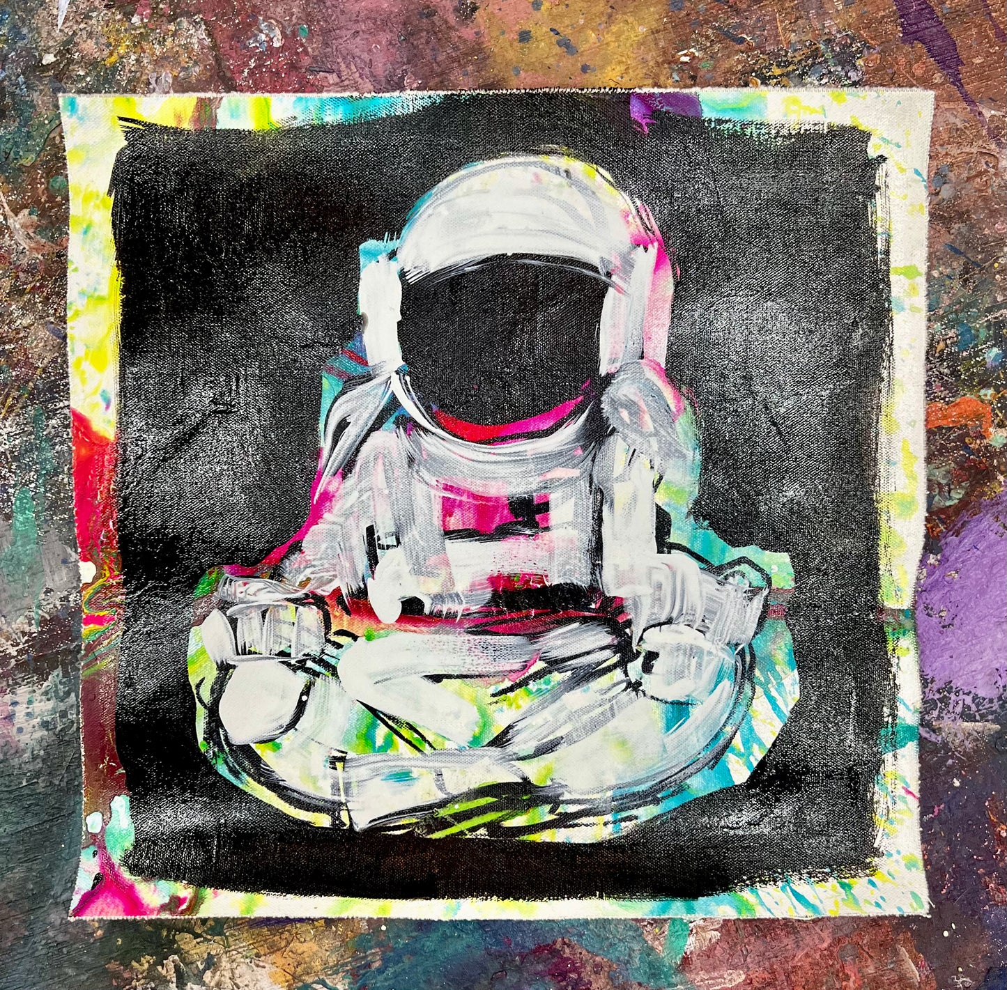 Colorwash Yoganaut Sketch 2 / Wednesday Refresh / January 2026