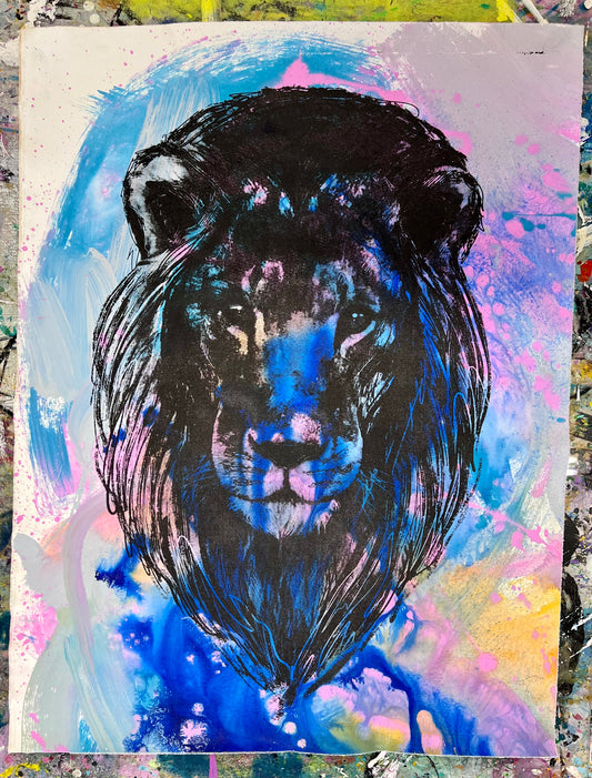 Amazing Things / Pink & Blue / Colorwash Classic Lion / Fall 2024