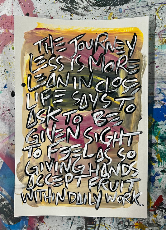 Giving Hands / Multicolored /Archival Paper Mantra / BOGO Originals / January 2026